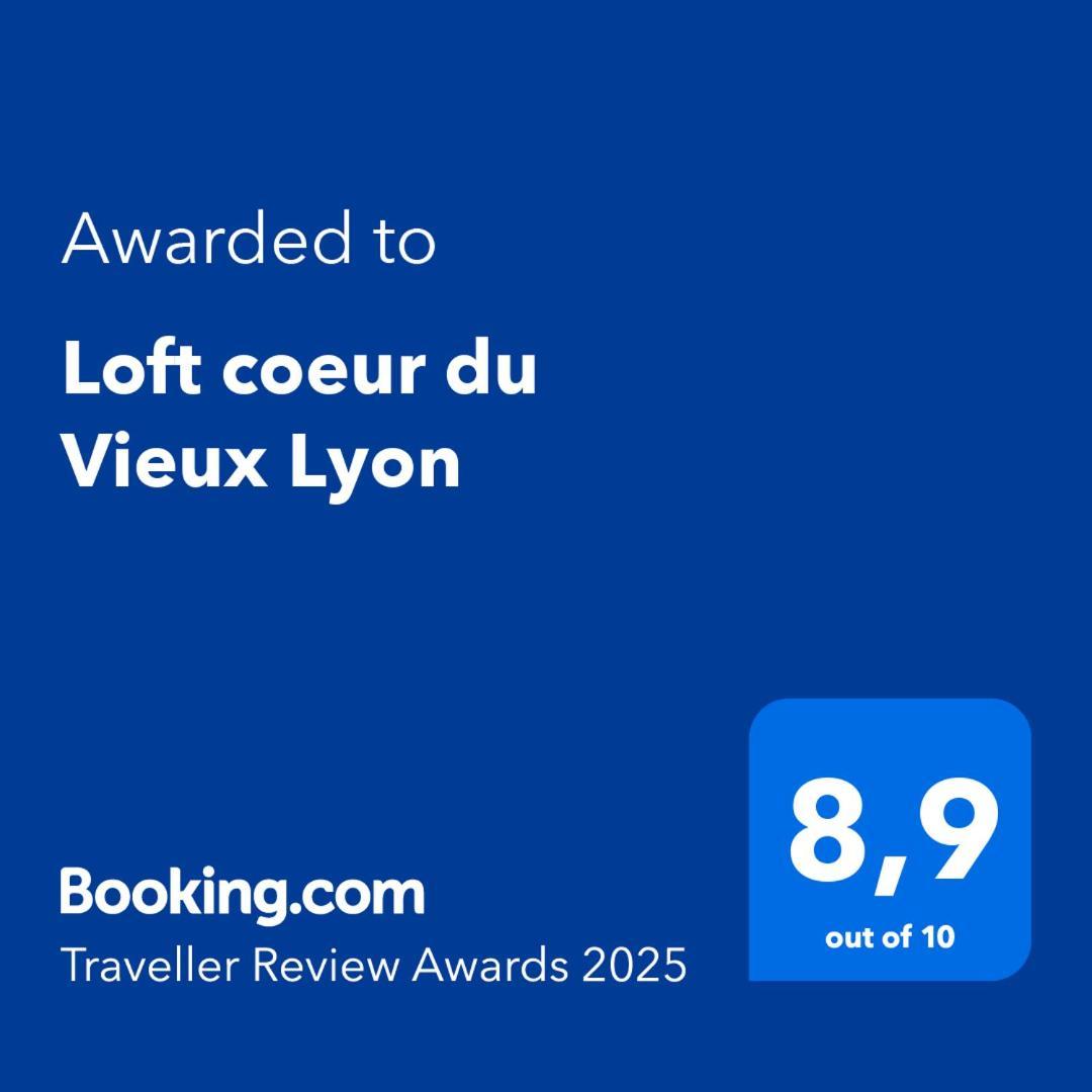 Loft Coeur Du Vieux Lyon Appartement Buitenkant foto